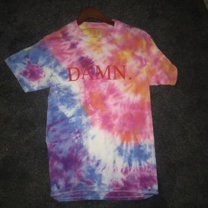 Kendrick Lamar "DAMN" tie dye t-shirt